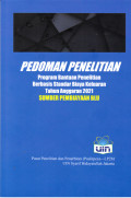 Pedoman Penelitian Program Bantuan Penelitian Berbasis Standar Biaya Keluaran Tahun Anggaran 2021 Sumber Pembiayaan Blu