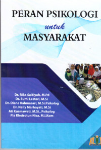 Peran Psikologi Untuk Masyarakat