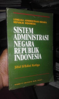 Sistem Administrasi Negara Republik Indonesia Jilid 11