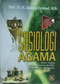 Sosiologi Agama:potret agama dalam dinamika konflik, pluralisme dan modernitas