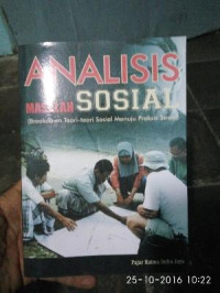 Analisis Masalah Sosial: breakdown teori-teorisosial Manusia menuju praktis sosial