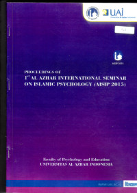 Procedinds of al Azhar International Seminar On Islamic Psychology Aisip 2015