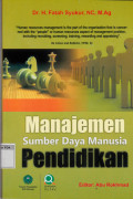 Manajemen Sumber Daya Manusia Pendidikan
