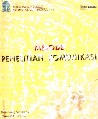 Materi pokok Metode Penelitian Komunikasi