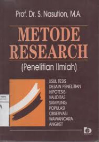 Metode Research (Penelitian Ilmiah)