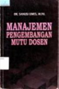 Manajemen Pengembangan Mutu Dosen