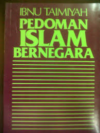 Pedoman Islam Bernegara
