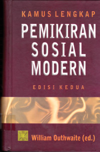 Kamus Lengkap Pemikiran Sosial Modern