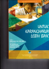 Untuk Karangharja lebih baik