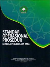 Standar Operasional Prosedur Lembaga pengelolaan Zakat